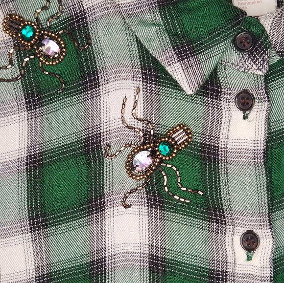 H&M Plaid Button Down Shirt - Picture 4 of 4